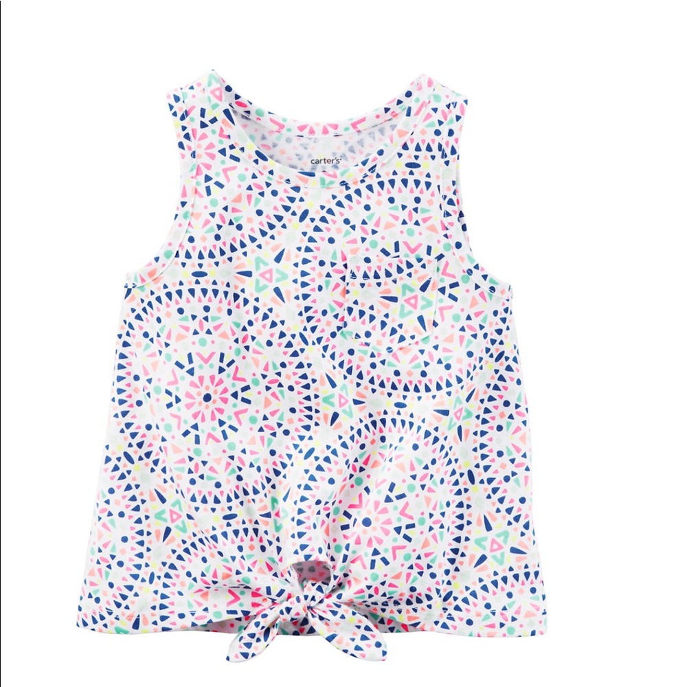 Carter’s knot-front tank top - Picture 1 of 2